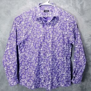 spazio shirt Mens XXL Button Down Long Sleeve Collared